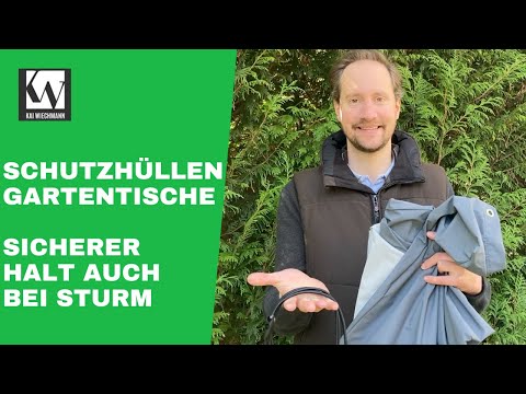 Schutzhüllen für Gartentische ohne überstehende Tischplatte