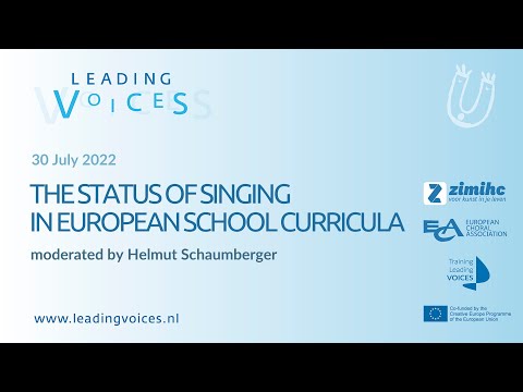 Leading Voices 2022- "The Status of Singing in European School Curricula" round table