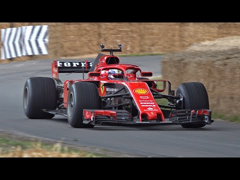 2018 Ferrari F1 SF71H In Action - PURE SOUND, Accelerations, Fly-By's & Donuts!