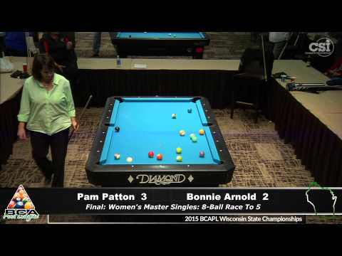 Pam Patton vs Bonnie Arnold (Women's Master Singles Finals)