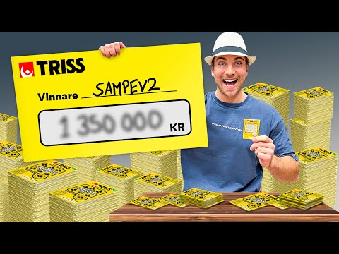 Skrapar TRISS för 100.000kr