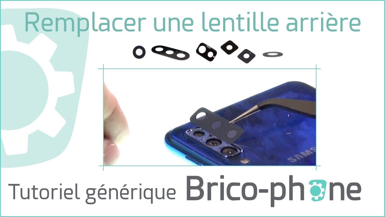Tutoriel Générique : Remplacer une lentille de protection de caméra arrière