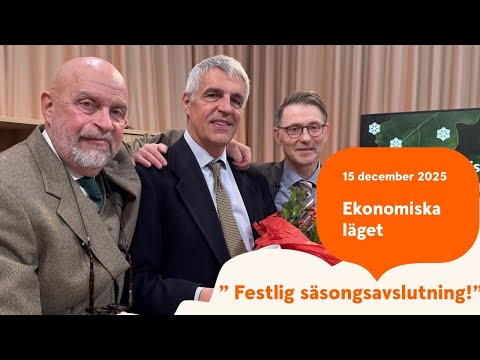 Ekonomiska läget med Swedbank - vecka 51 2025