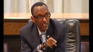 preview picture of video 'President Kagame at MDG Advocacy Group meeting- Kigali, 2 July 2014'