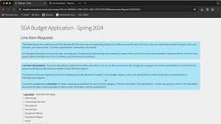 V1.5 - SGA Budget Requests | The TerpLink Submission