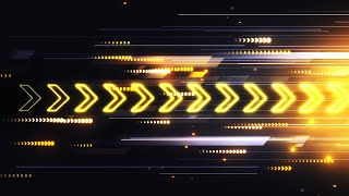 Speed Movement Futuristic Esports Neon Gold Arrows Background video | Footage | Screensaver