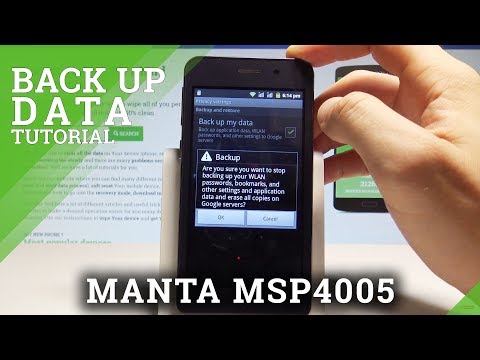 How to Back Up Data on MANTA MSP4005 - Enable Google Backup |HardReset.Info