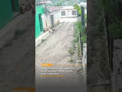 Nueva Segovia: Jalapa registra dos sismos de magnitud 3.8 y 4.2 en días consecutivos.  #nicaragua