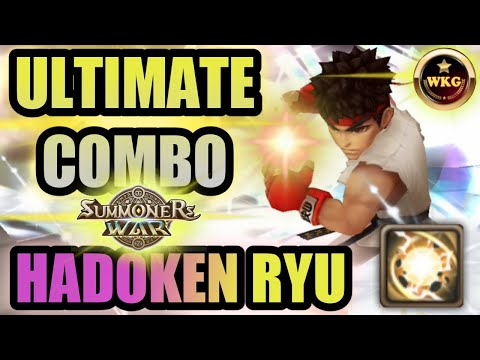 ULTIMATE COMBO HADOKEN RYU LIGHT GUARDIAN PLAYER -Summoners War
