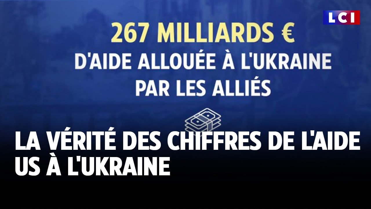 La vérité des chiffres de l'aide US à l'Ukraine｜LCI