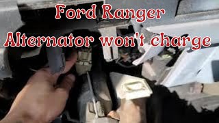 ford ranger alternator wont charge