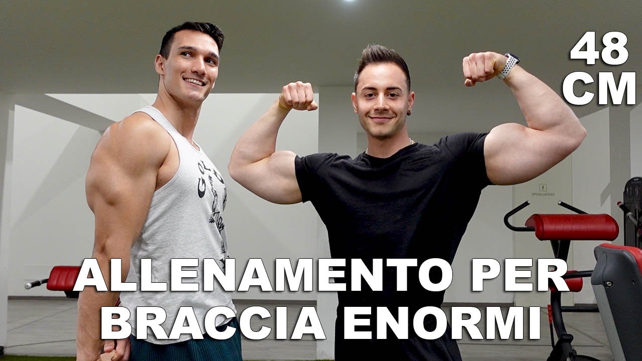 ALLENAMENTO COMPLETO PER BRACCIA ENORMI - I MIGIORI ESERCIZI PER BICIPITI E TRICIPITI