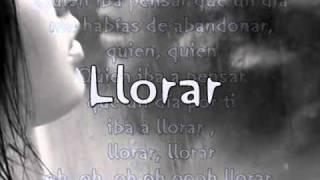 Llorar   Joan Sebastian   Letrawmv