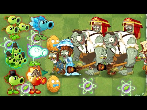 PvZ 2 Challenge - The Difference  Every PEASHOOTER Vs Team Lost City  Zombie