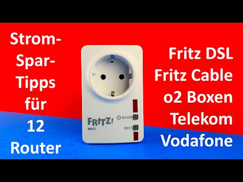 StromSparTipps: 5x Fritzbox, 2x o2, 2x Telekom, 3x Vodafone - Router-Stromverbrauch-Vergleich