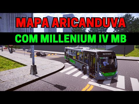 🔴Gameplay Proton Bus Simulator Com Millenium IV | Mapa Aricanduva Linha 123 TRO | PBSU