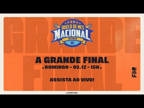 DUELO DE MCS NACIONAL 2023 - A GRANDE FINAL - ASSISTA AO VIVO! (DOMINGO - 03/12 - 15H)
