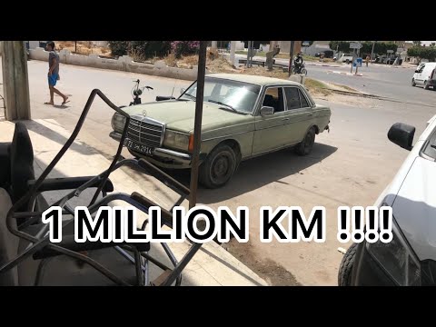 1 Million Kilometer Mercedes Benz 1979 W123 240D Oldtimer Tunisia Tour Part1