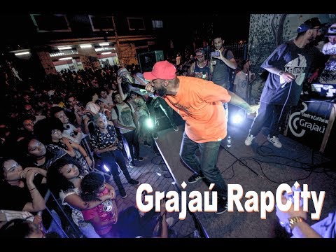 Felipe Flip & Cynthia Luz no evento Grajaú Rap City