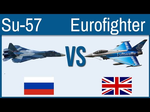 Su-57 Felon VS Eurofighter Typhoon- Top Fighter Jets of the World Compared