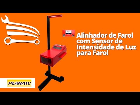 Alinhador de Farol com Sensor de Intensidade de Luz para Farol - Vídeo