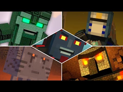 Minecraft: Story Mode - Season Two - All Bosses & Endings