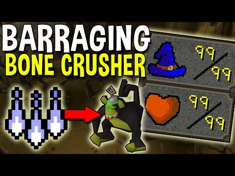 How I Barraged to 99 Magic with the Power of the Bonecrusher! [OSRS]