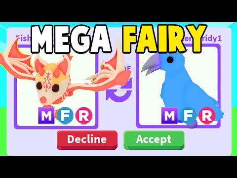 Trading for MEGA FAIRY BAT DRAGON in Adopt Me!