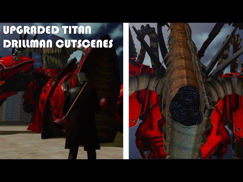 UPGRADED TITAN DRILLMAN CUTSCENES! - Roblox SkibiVerse