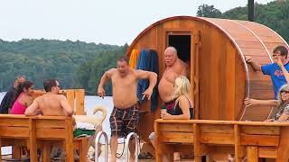 Building a FLOATING Sauna
