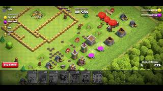 My current base before Max level and a crap attack