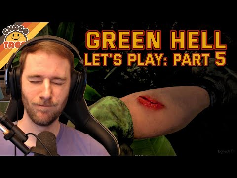 LET'S PLAY: Green Hell Part 5 - chocoTaco and Reid Green Hell Survival Gameplay