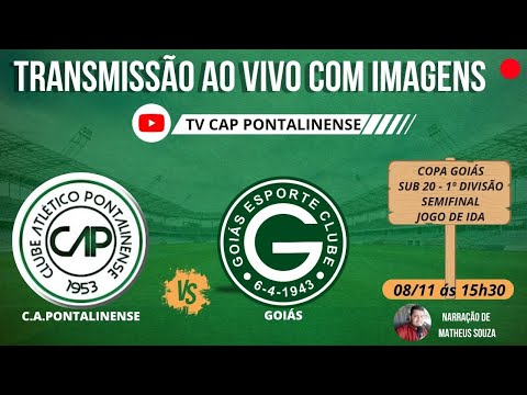 PONTALINENSE X GOIÁS - AO VIVO - COPA GOIÁS SUB 20 DA 1ª DIVISÃO SEMIFINAL IDA