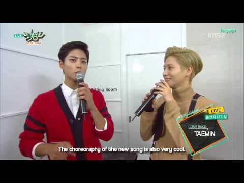 [ENG] 160226 Taemin Backstage Interview - Music Bank