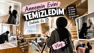 Annemin evini temizledim 🧼🧽 Detaylı kış temizliği yapıyoruz 🫠 Bu temizlik bitmiy