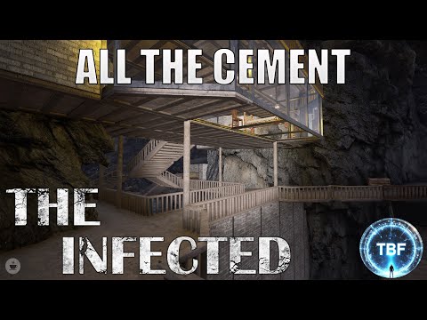 Cement everywhere! 74 | The Infected - S06E74 Cave Build season!
