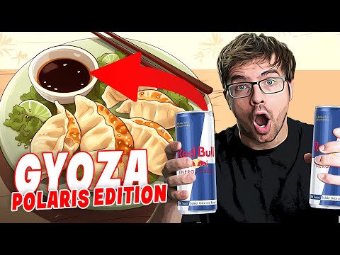 Video Thumbnail: Gerubbelte Gyoza mit Red Bull Teriyaki 🥟🥣 Polaris Edition 🍴🧑🍳 Copy & Taste