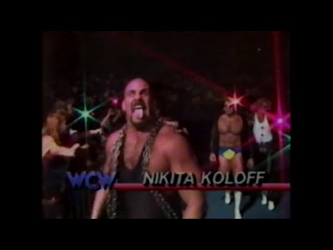 Sting, Gigante, & Zenk vs Koloff, Gang, & Studd   Pro Aug 10th, 1991