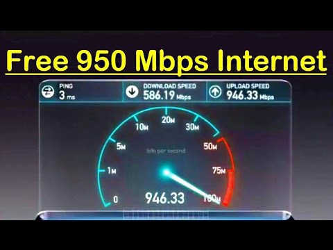 High Speed Unlimited Internet for Free | 950 Mbps | [In 2 Minutes] Video