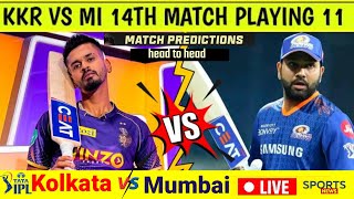 MI vs KKR IPL 2022 Match playing 11 l Kolkata Knight Riders vs Mumbai Indians 6 April sports news