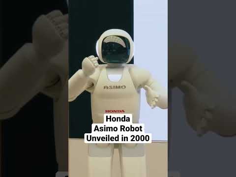 Honda Asimo Robot Unveiled in 2000 #honda #robot