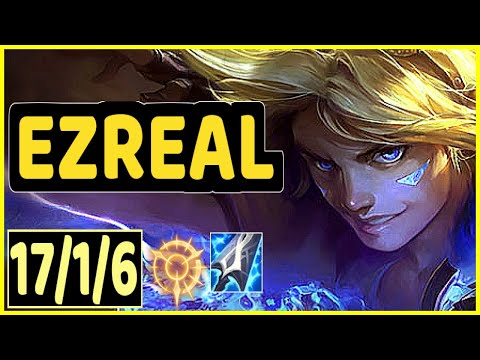 EZREAL VS TWISTED FATE - 17/1/6 KDA MID GAMEPLAY