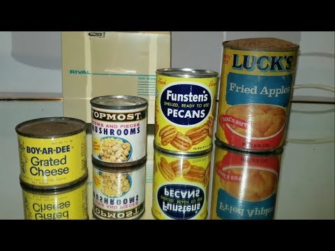 Opening Decades-old Canned Foods 6, Petri Dishes