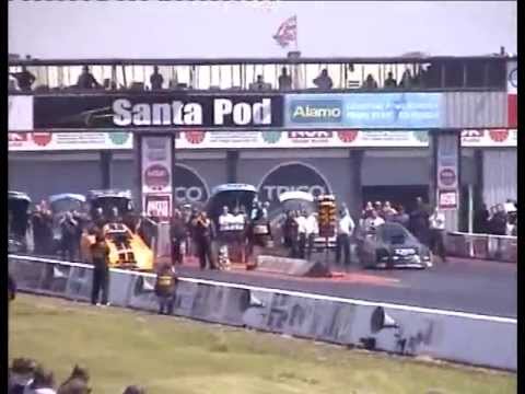 Santa Pod Main Event 2013 - European Fuel Funny Car Semi Finals