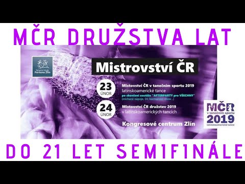 MISTROVSTVÍ ČESKÉ REPUBLIKY DRUŽSTEV LAT 2019 | ZLÍN, 24.2. | DO 21 LET | SEMIFINÁLE