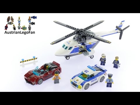 Vidéo LEGO City 60138 : La course-poursuite en hélicoptère