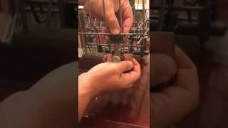 KitchenAid dishwasher upper rack repair
