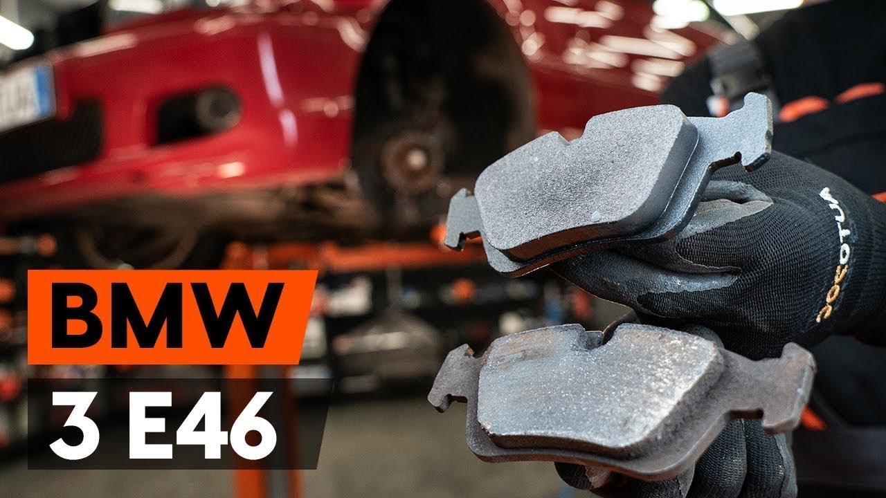 Cómo cambiar: pastillas de freno de la parte delantera - BMW E46 cabrio | Guía de sustitución