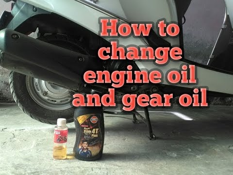 How to change gear oil and engine oil