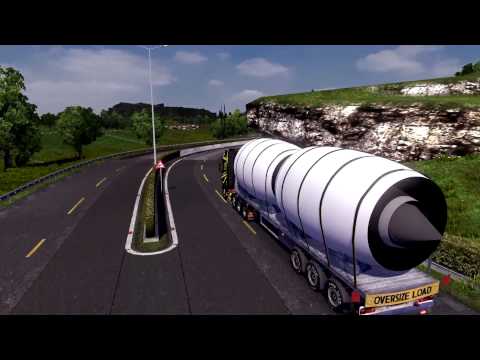 Euro Truck Simulator 2 load to Glasgow with Volvo FH16 750 part1